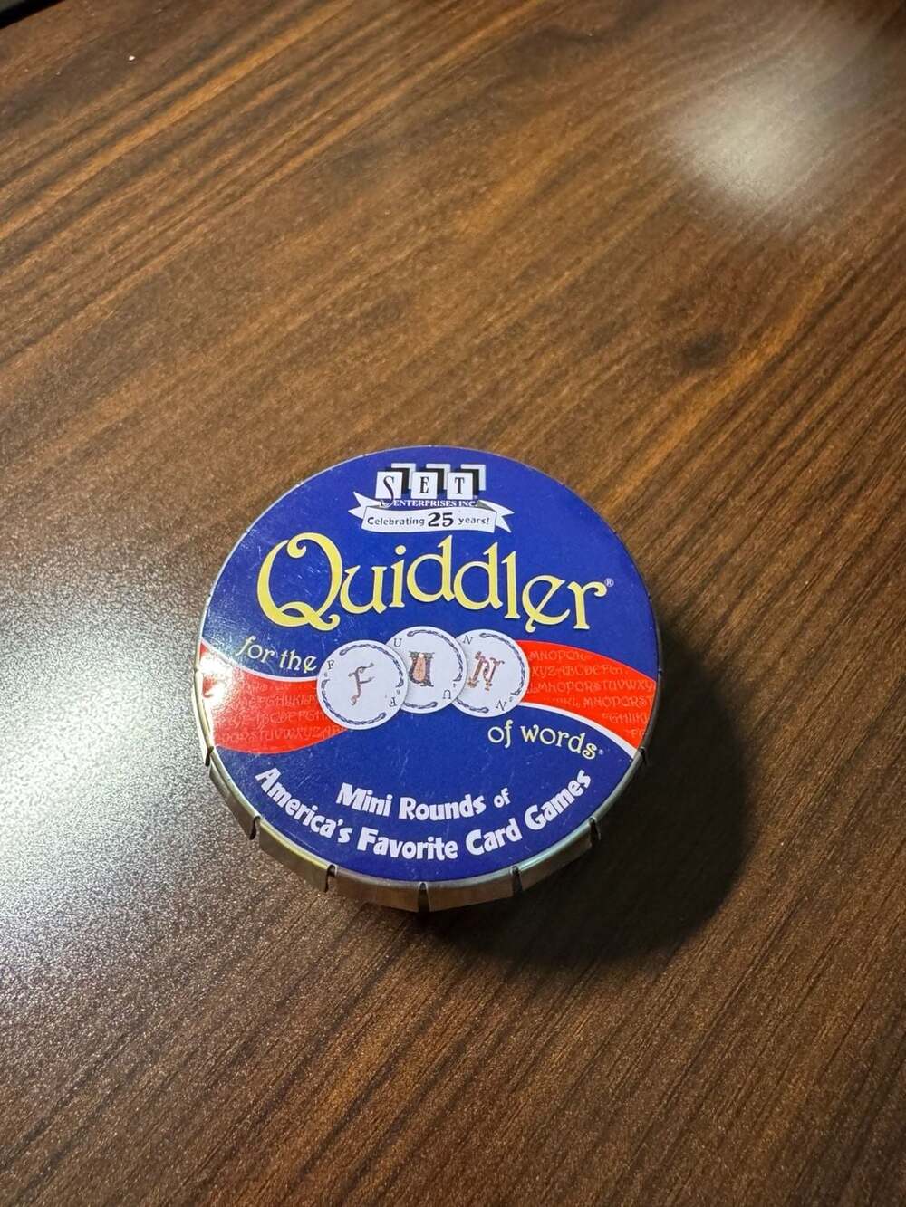Set Enterprises Quiddler Mini Rounds - America's Favorite Short Word Card Game